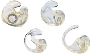 Индивидуальные ушные вкладыши (фотопласт твёрдый в 3D по слепку) к карманному слуховому аппарату